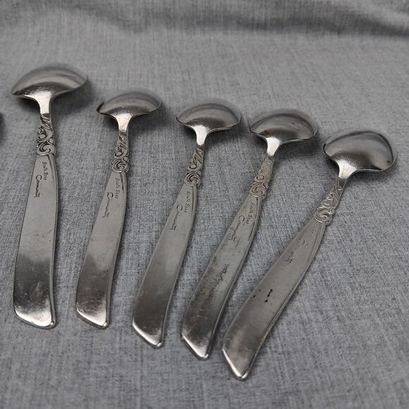 Community South Seas 8 Spoon Lot Mid Century Modern Replacements Pieces Bon Bon - Picture 7 of 9